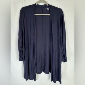 Lane Bryant Navy Open Front Cardigan - 22/24